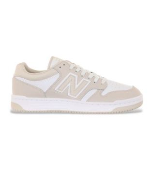 New Balance para hombre. BB480LV1 Zapatillas 480 beige (37.5), Plano, Cordones, Casual