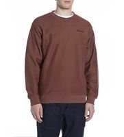 replay para hombre m331700024036 sudadera de felpa granate s casual algodon