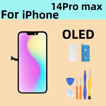 Pantalla LCD Original para iPhone 14 Pro Max, montaje de digitalizador con Sensor de pantalla táctil 3D para 14 Pro Max, LCD 100% probado
