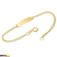 id pulsera oro de 14 quilates 16cm