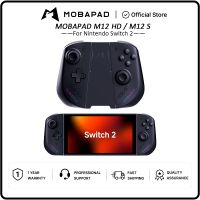 control remoto mobapad m12 hd  m12 s para nintendo switch 2 con joystick tmr vibracion hd botones mecanicos reasignacion de macros