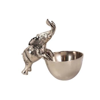 Bol Aperitivo Elefante Aluminio 23x13x19 Cm