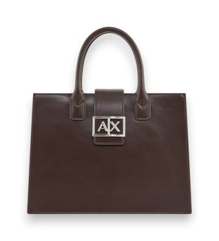 A|X Armani Exchange para mujer. XW000305AF12039U6018 Bolso Classic marrón (OSFA), Casual, Clásico, Poliéster