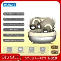 audifonos inalambricos originales hkreti hg10 bluetooth 54 color oro rosa deportivos resistentes al agua con reduccion de ruido clip estereo compatibles con