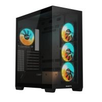 torre gigabyte c500 panoramic stealth atx vidrio templado negra gaming