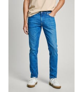 Pepe Jeans para hombre. PM207390HW1 Jeans Tapered Stanley azul (34/32), Casual, Algodón, Denim, Sostenible