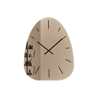 Reloj de pared de bronce con grabados, 80 x 100 cm
