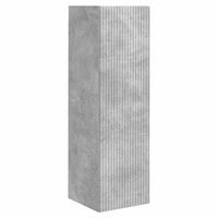 mueble de tv montado en la pared 30 x 31 x 100 cm concreto vidaxl