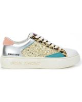 de kangaroos deportivas de mujer k178-15 plata-brig beig-blco-leopplata-brig beig-blco