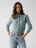 cardigan de mezcla de lana