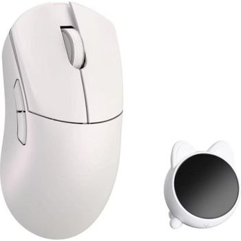 Ratón WLMouse HUAN inalámbrico 8000 Hz óptico blanco 5 botones programables
