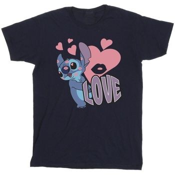 Disney Camiseta Love Hearts para niña