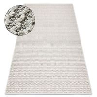 alfombra jersey 19236 gris - estructural lazo boho 80x150 cm