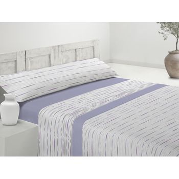 Juego De Sábanas Coralina Invierno Cady Malva Cama 150cm Donegal Collections