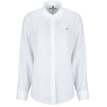 Tommy Hilfiger Camisa ESS LINEN RELAXED LS SHIRT para mujer