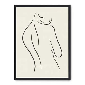Cuadro Woman Line Art Xiv