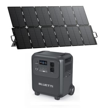 Kit Estación De Energía Bluetti Elite 320 + Panel Solar 500 W, 3200 Wh