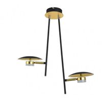colgante ciudad del cabo 2l 12w 4000k negrooro 52x49x15 cm 1080 lm dirigible y orientable