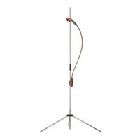ducha de jardin trio gardena 220 cm con dos tipos de chorro cabezal desmontable altura regulable y base en tripode