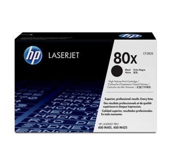 HP LaserJet 80X Black Toner Cartridge, Black