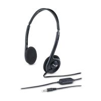 genius hs-m200c auriculares con microfono negros