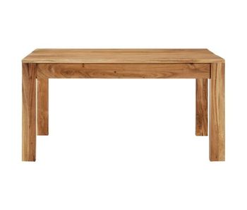 Mesa de café - mesa de centro de madera maciza de acacia 80x80x40 cm