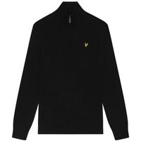 lyle  scott jersey kn2112vc cttn merino qrtr zip jump-z865 jet black para hombre