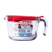 jarra medidora vidrio borosilicato 1l