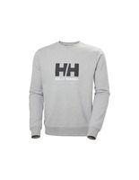 sudadera helly hansen logo fleece graphic gris