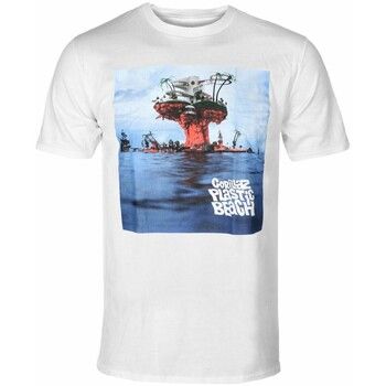 Gorillaz Tops y Camisetas Plastic Beach para hombre