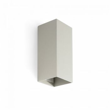Aplique de pared lune liso (2 luces)