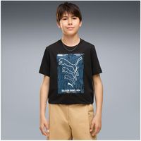 puma tops y camisetas graphic box tee b para nino