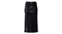 camiseta de tirantes ayaq tenno negra mujer