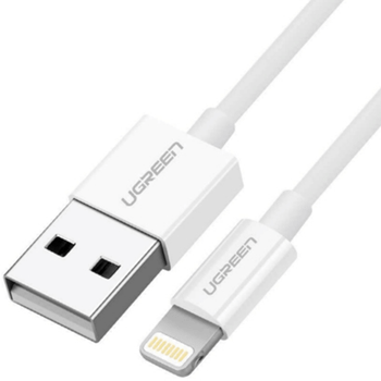 CABLE UGREEEN USB-A A LIGHTNING 1 M BLANCO