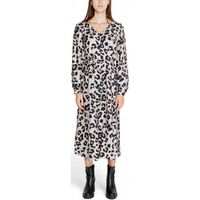 jacqueline de yong vestido largo jdycaroline ls midi slit dress wvn 15330353 para mujer