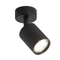 ingeborg - foco de techo de metal color negro 6 cm gu10