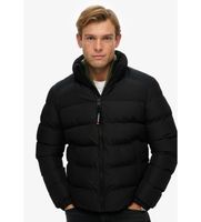 superdry para hombre m5012287a chaqueta sports puffer negro m casual poliester