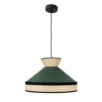 fabrilamp lampara colgante de techo modelo fabrizio en color verde