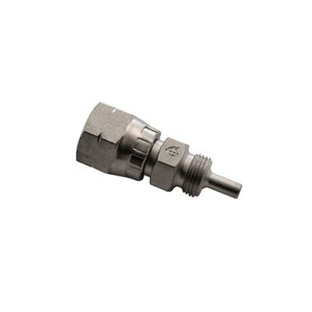 Conexión manguera de freno Allegri recta larga 3/8''x24 giratoria