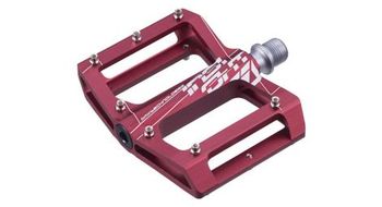 Par de p dales caja de aluminio insight mini plataforma roja