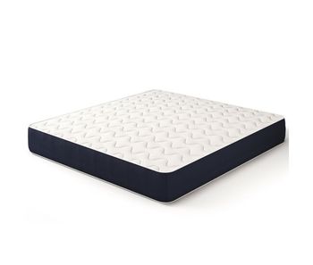 Colchón 160x190 cm en waterfoam hipoalergénico, 18 cm | relleno de guata y funda de tejido 3d transpirable, antiácaros y antifúngico | fabricado en italia