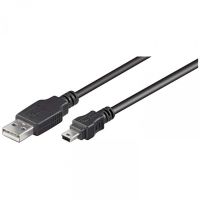 goobay cable usb 20 a mini usb machomacho 5m negro