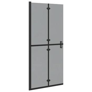Panel De Ducha A Ras De Suelo Negro 90 X 6.5 X 190 Cm Vidaxl