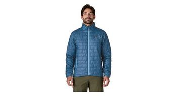 Chaqueta acolchada patagonia nano puff azul para hombre