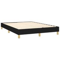 somier de laminas sobre patas estructura de cama 140x190 cm tela negra tdl0207024