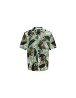 camisa only  sons corte regular cuello cubano verde hombre