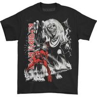 iron maiden camiseta manga larga number of the beast jumbo para mujer