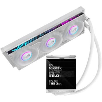 Refrigeración líquida ASUS ROG Strix LC IV 360 ARGB LCD White 360mm 3 ventiladores