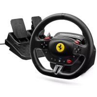volante thrustmaster t98 ferrari 296 gtb kit con pedales 240 ps5-ps4-pc