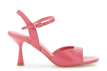 sandalias de bandas de napa hot pink